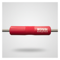 Rossi Athletics barbell hip thrust pad on Olympic barbell