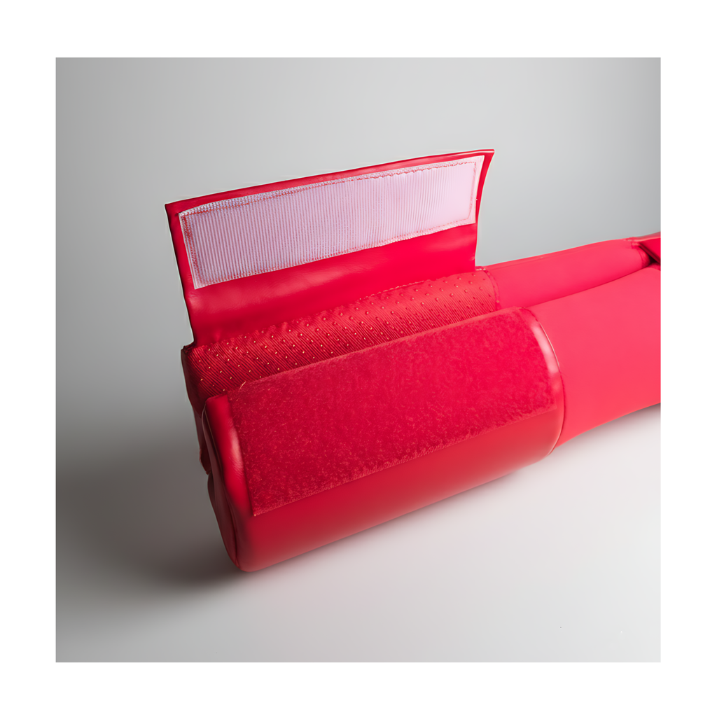 Rossi Athletics barbell hip thrust pad on Olympic barbell